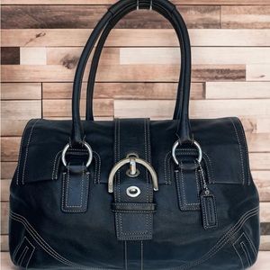 Vintage Coach Soho Hamptons black purse $110